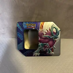 Pokemon 2024 Paradox Clash Collector Empty Tin Walking Wake ex No Cards - Image 1