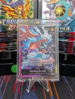 Monkey D. Luffy OP09-061 Leader Alt Art One Piece Card NM/Mint Four Emperors - Image 1