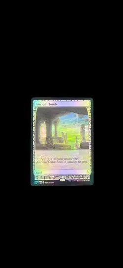 MTG FOIL Ancient Tomb Zendikar Expeditions NM MINT Magic the Gathering Card - Image 1