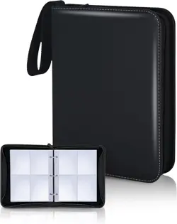 Effortless Organization with 4 Pocket Trading Card Binder - Up to 400 Capacity - Image 3