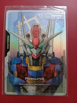 Gundam Card Game R-009 R+ Gundam Aerial Resource ALT FOIL - Image 1