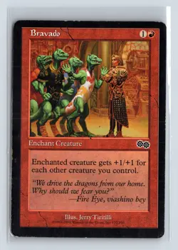 BRAVADO - MTG Magic the Gathering Card - Urza's Saga - Common - Image 1