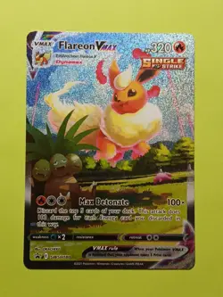 Pokemon Sword & Shield Flareon Vmax Promo Card SWSH 180 Collection Box - Image 2