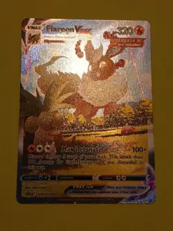 Pokemon Sword & Shield Flareon Vmax Promo Card SWSH 180 Collection Box - Image 3
