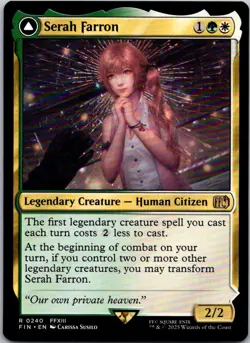 Magic the Gathering Serah Farron FINAL FANTASY MTG Free Shipping! - Image 1