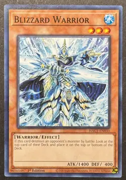 Blizzard Warrior - HAC1-EN030 1st Edition (2020) YuGiOh TCG - Image 1
