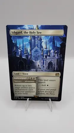 NM Ishgard, the Holy See Borderless Regular Final Fantasy MTG #310 FFXIV - Image 1