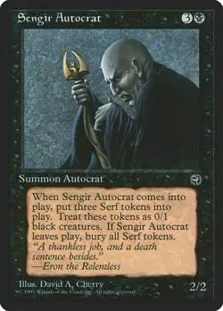 MTG - Sengir Autocrat - Homelands - X1 - (LP) - - Image 1