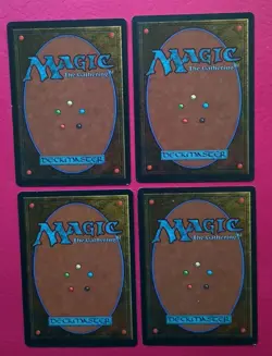 Magic the Gathering MTG Fourth (4th) Edition GLASSES OF URZA X 4 LP/EX U 1995! - Image 2