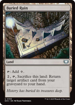 MTG Magic 1x Buried Ruin (M/NM) Commander Edge of Eternities - Image 1