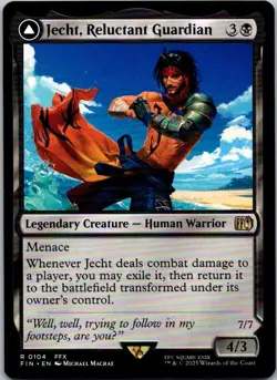 Magic the Gathering Jecht, Reluctant Guardian FINAL FANTASY MTG Free Shipping! - Image 1