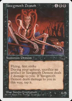 MTG - Yawgmoth Demon - Chronicles - X1 - (LP) - - Image 1