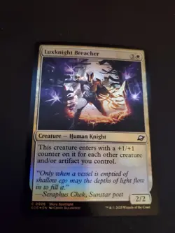 MTG - Luxknight Breacher (Foil) - Edge of Eternities NM/M Condition - Image 1