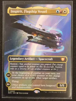 Inspirit, Flagship Vessel M 0002 Borderless Regular MTG Edge Of Eternities EOC - Image 1