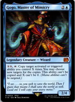 Magic the Gathering Gogo, Master of Mimicry FINAL FANTASY MTG Free Shipping! - Image 1
