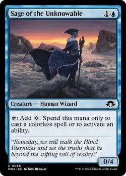 🧙Sage Of The Unknowable C 0068 FOIL MH3 Modern Horizons 3 MTG - Image 1