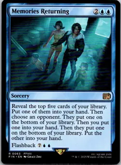 Magic the Gathering Memories Returning FINAL FANTASY MTG Free Shipping! - Image 1