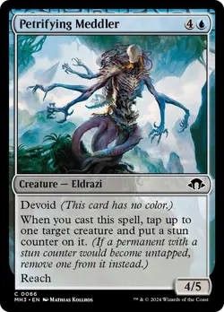 🧙Petrifying Meddler C 0066 FOIL MH3 Modern Horizons 3 MTG - Image 1