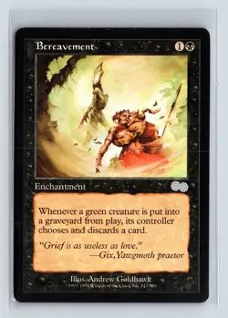 BEREAVEMENT - MTG Magic the Gathering Card - Urza's Saga - Uncommon - Image 1