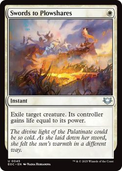 MTG Magic 1x Swords to Plowshares (M/NM) Commander Edge of Eternities - Image 1