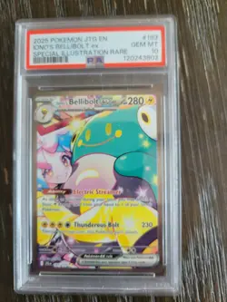 PSA 10 Iono's Bellibolt ex SIR 183/159 Sv09 Journey Together JTG Pokemon - Image 1