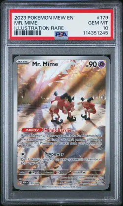 PSA 10 - Mr. Mime #179 Pokemon Scarlet & Violet 151 - Image 1