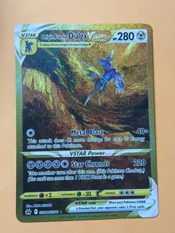 Pokemon Crown Zenith Origin Forme Dialga VSTAR GG68/GG70 Galarian Gallery Gold - Image 1