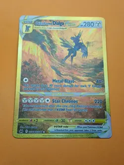Pokemon Crown Zenith Origin Forme Dialga VSTAR GG68/GG70 Galarian Gallery Gold - Image 2