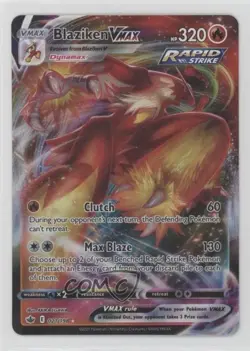 Blaziken VMAX Pokemon Sword & Shield Chilling Reign #021 12oj - Image 1