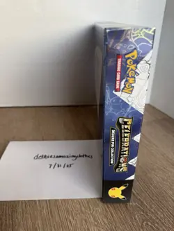 Pokemon TCG Celebrations 25th Zacian Deluxe Pin Collection Box Sealed New - Image 3