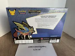 Pokemon TCG Celebrations 25th Zacian Deluxe Pin Collection Box Sealed New - Image 4