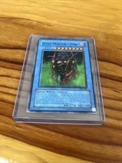 Yugioh Dark Master - Zorc Super Rare DCR-082 1st Ed Lightly Played - Image 1