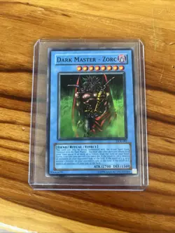 Yugioh Dark Master - Zorc Super Rare DCR-082 1st Ed Lightly Played - Image 2