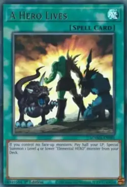 YUGIOH 3x A Hero Lives MAMA-EN081 Ultra Rare Near-Mint NM x 3 - Image 1