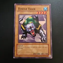 YuGiOh - Turtle Tiger - LOB-023 - Common Unlimited Edition TCG - Image 1