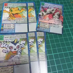 Digimon Card Old Digital Ca Tri Set Of 6 Japan - Image 1