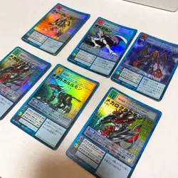 Digimon Card Old Kira Only 6-Piece Set Rare Item Japan - Image 2
