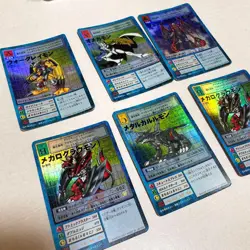 Digimon Card Old Kira Only 6-Piece Set Rare Item Japan - Image 3