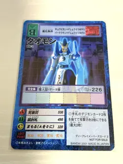 Digimon Card Old Taomon D-Aray Members Japan - Image 1