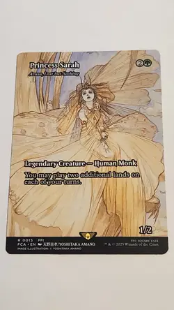 MTG NM Princess Sarah (Azusa Lost But Seeking) Showcase FIN Final Fantasy Rare - Image 1
