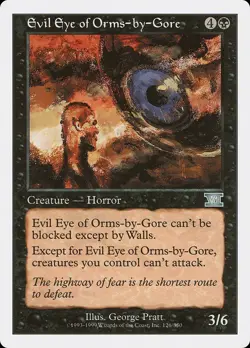 MTG - Evil Eye of Orms-by-Gore - Classic Sixth Edition - X1 - (LP) - - Image 1