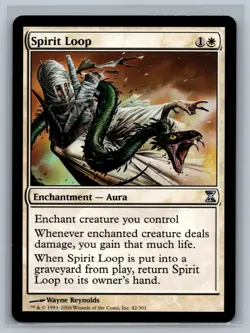Magic The Gathering Time Spiral Spirit Loop #42/301 MTG TCG CCG - Image 1