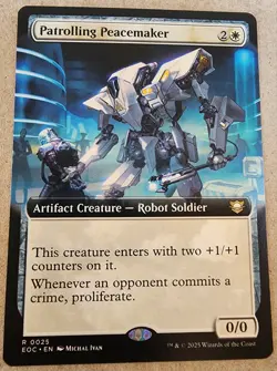 Patrolling Peacemaker - #25 Regular (Extended Art) Edge of Eternities - Mtg - Image 1