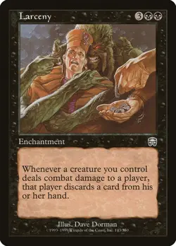 MTG - Larceny - Mercadian Masques - X1 - (LP) - - Image 1