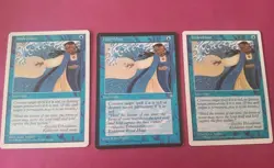 3 X Hydroblast MTG 5th Fifth Edition Magic The Gathering Kaja Foglio - Image 1