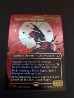 Ragost, Deft Gastronaut - FOIL - Borderless - Edge of Eternities - NM MTG - Image 1