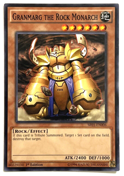 Yu-Gi-Oh! Granmarg the Rock Monarch - Common Card, Light Play - Image 1