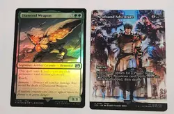 MTG NM Newfound Adventure Farseek (Showcase) & Diamond Weapon Foil Final Fantasy - Image 1