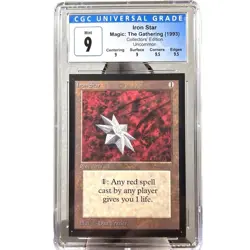 IRON STAR 1993 Collectors' Edition CGC 9 Mint MTG Magic The Gathering - Image 1