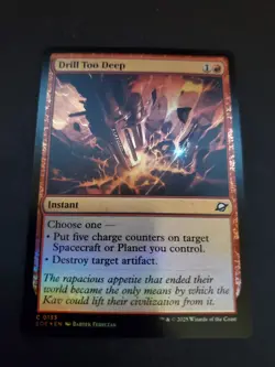 Drill Too Deep (Foil) - 0133 - Edge of Eternities - MTG - NM Ships Now - Image 1